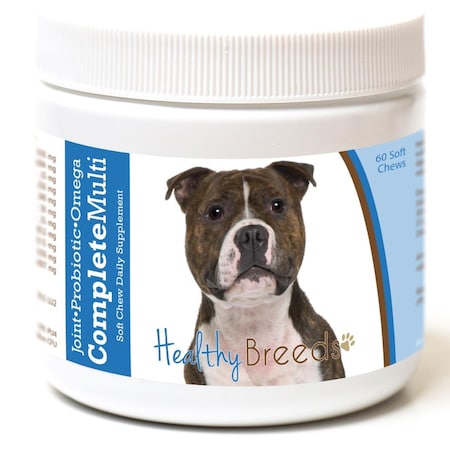 Healthy Breeds Staffordshire Bull Terrier all in one Multivitamin Soft Chew - 60 Count HE126834